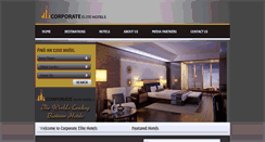Desktop Screenshot of corporateelitehotels.com